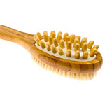 Bamboo Body Brush with Wooden Massage Nubs
