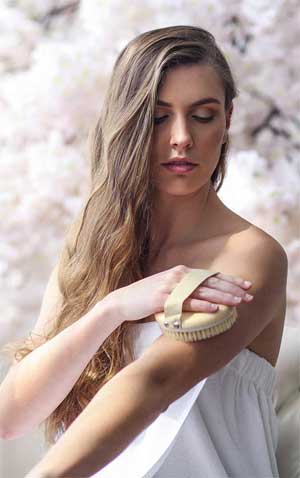 Detox Massage Brush for Dry Brushing the Lymph System
