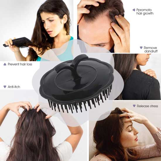 How to Use a Cheap Dry Scalp Massage Brush to Prevent Hair Loss, Minimize Dandruff