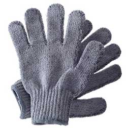Hydrea London Carbonized Bamboo Exfoliating Gloves