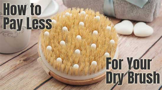 Massaging Dry Brush - How to Pay Less and Save Money