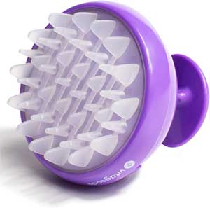 Vibrating Scalp Brush for a Relaxing Head Massage at Home, Exfoliation and Increase Blood Flow to Hair Follicles